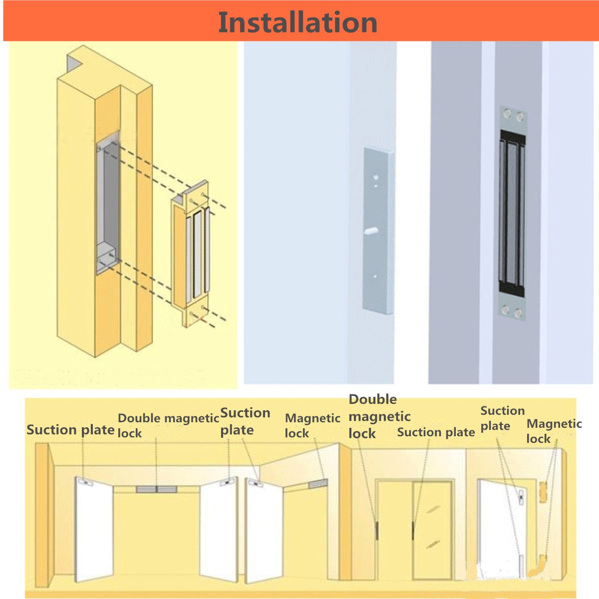 12V-Electric-Magnetic-Entry-Door-Lock-Electromagnetic-Access-Control-280KG-600LB-1334561-6