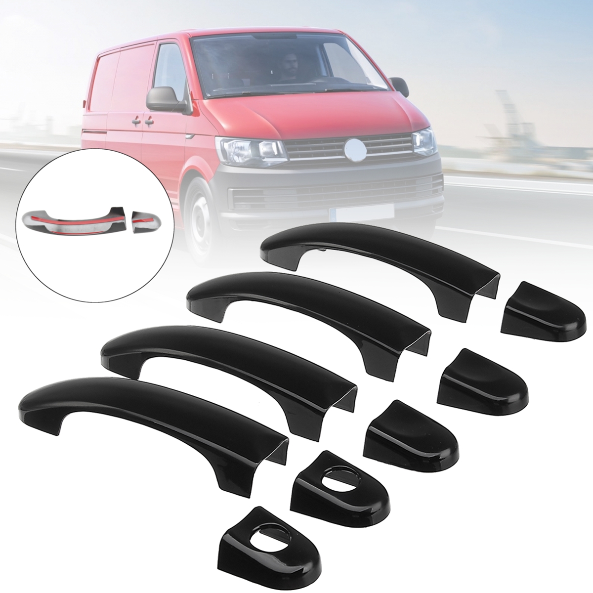 9Pcs-Gloss-Black-ABS-Door-Handle-Covers-Set-For-VW-Transporter-T5-T6-Caddy-Van-1812385-2