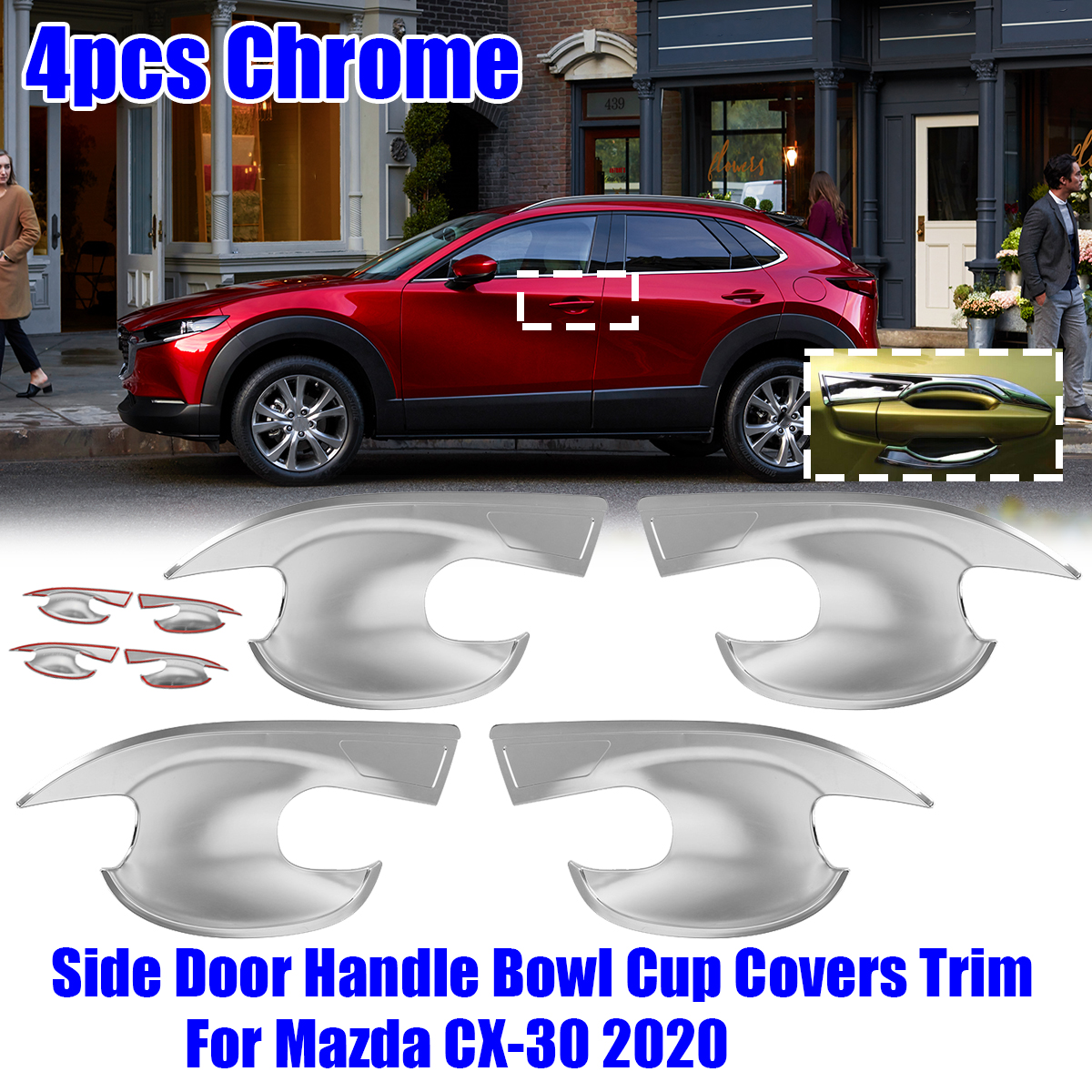 Chrome-Handle-Protective-Cover-Door-Handle-Outer-Bowls-Trim-For-Mazda-CX-30-2020-1751667-17