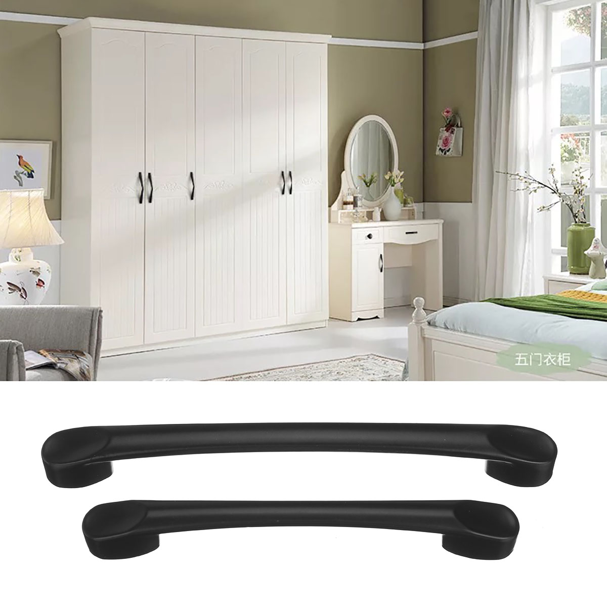 Matte-Black-Cabinet-Pull-Door-Handles-Steel-Kitchen-Hardware-Drawer-Knob-T-Bar-1544882-6