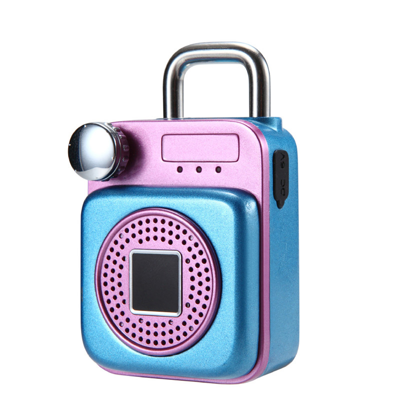 Mini-Backpack-Shape-bluetooth-Speaker-Smart-Lock-USB-Charging-APPFingerprint-Unlock-Padlock-1642332-4