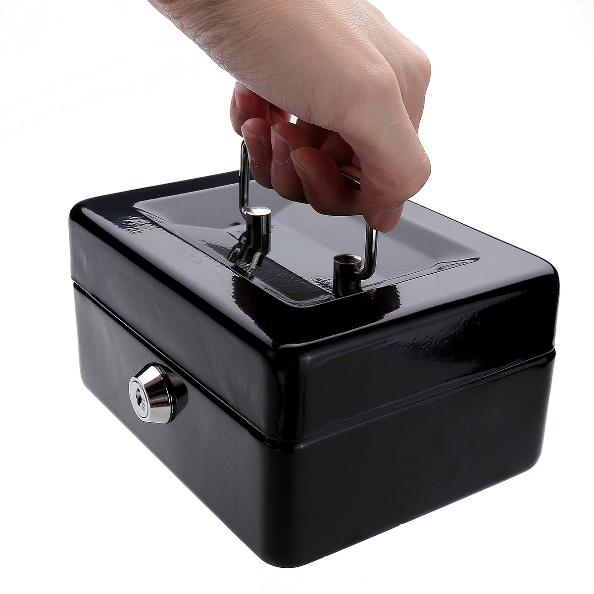 Mini-Portable-Money-Safe-Storage-Case-Black-Sturdy-Metal-With-Coin-Tray-Cash-Carry-Box-1346714-2