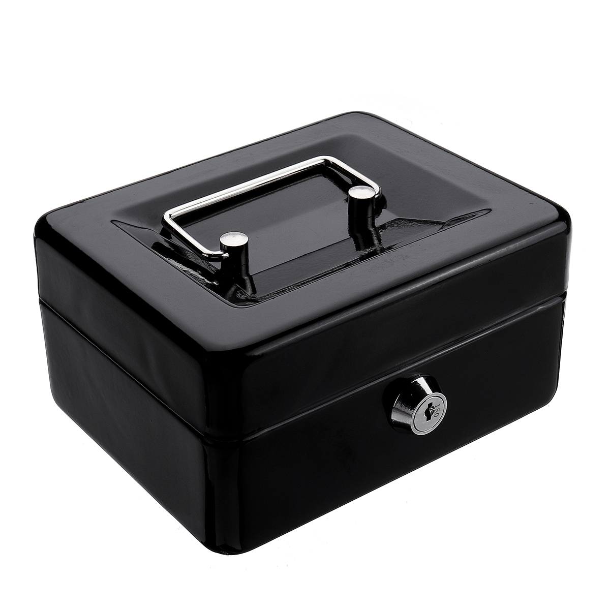 Mini-Portable-Money-Safe-Storage-Case-Black-Sturdy-Metal-With-Coin-Tray-Cash-Carry-Box-1346714-4