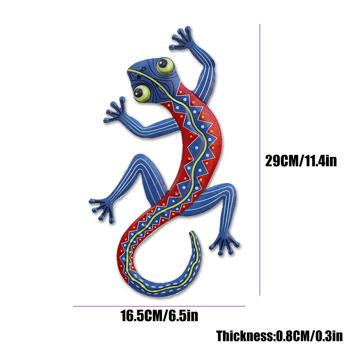 Wall-Hanging-Iron-Animal-Wall-Art-Lizard-Indoor-Garden-Home-Room-Decor-1753095-3