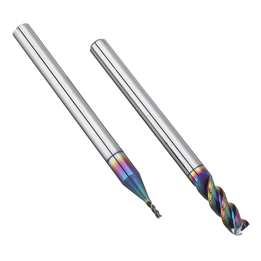 1-10mm-3-Flute-Milling-Cutter-Colorful-Coating-Tungsten-Steel-Drill-Bit-CNC-Tool-1706104-3