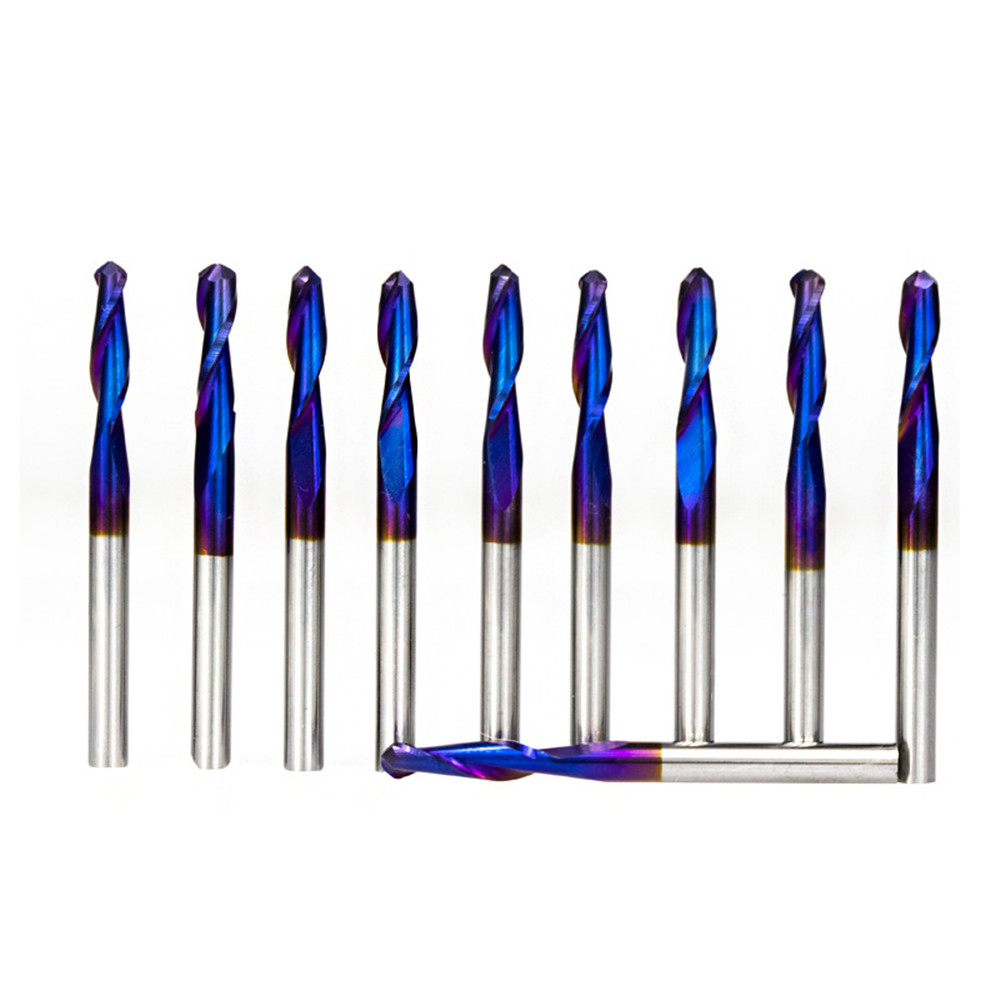 10Pcs-3175mm-Shank-08x8mm-Nano-Blue-Coated-Spiral-Ball-Nose-End-Mill-CNC-Milling-Cutter-1607883-1