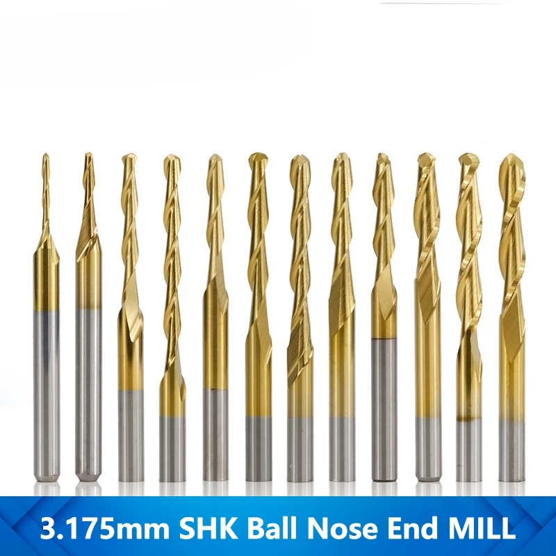 10Pcs-3175mm-Shank-Titanium-Coated-Ball-Nose-End-Mill-Carbide-Milling-Cutter-Spiral-CNC-Router-Bit-E-1775076-1