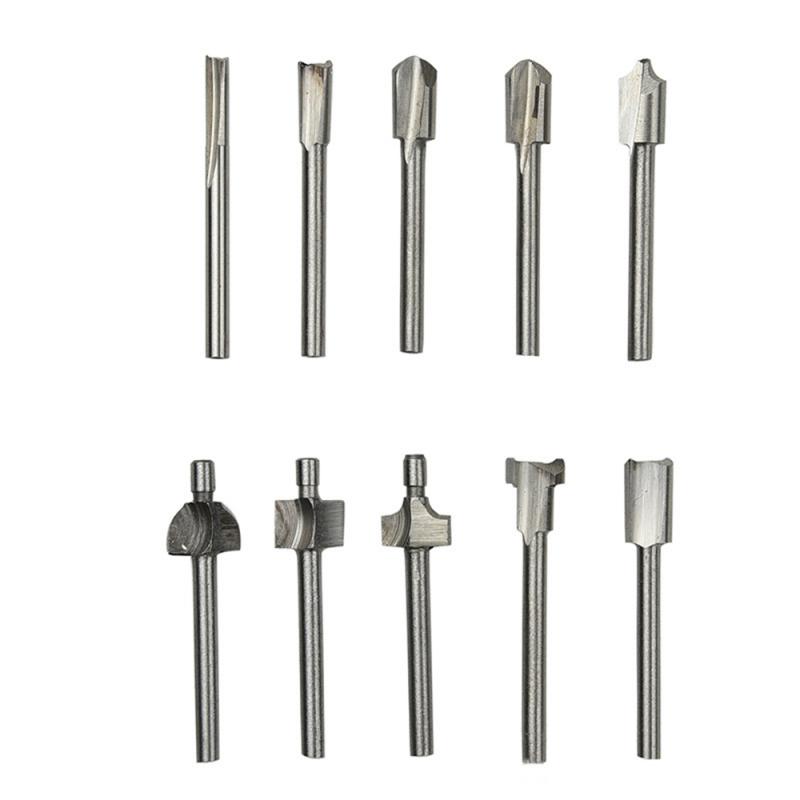 10Pcs-HSS-Woodworking-Trimming-Knife-Titanium-Plated-Sharpening-Knife-Micro-Milling-Cutter-Wood-Carv-1762072-2