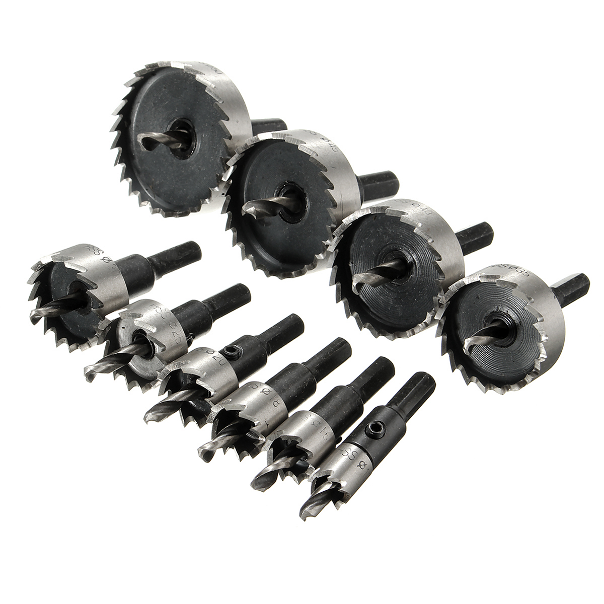 10pcs-12161820253035404550mm-HSS-Hole-Saw-Cutter-Set-12-50mm-Metal-Wood-Alloy-Drill-Bit-1102669-2