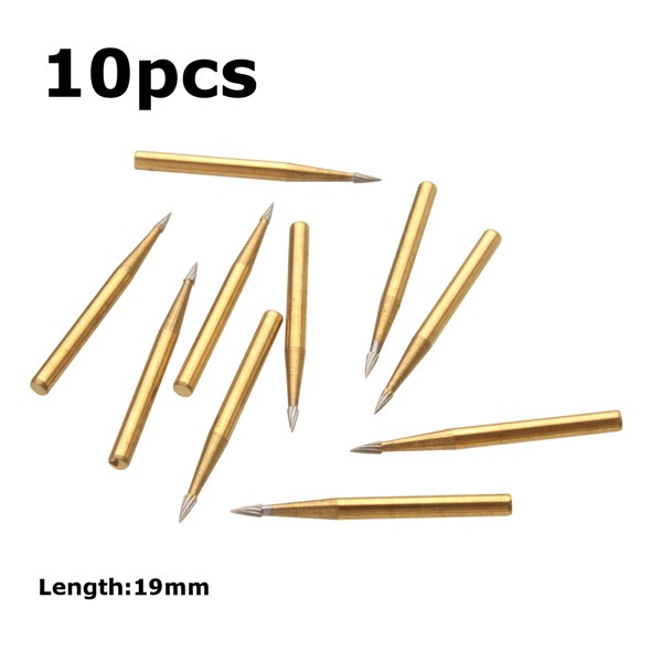 10pcs-19mm-Dental-Trimming-Finishing-Burs-Titanium-Tungsten-Steel-Drill-Bits-1245485-1