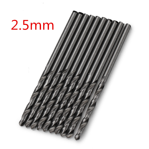 10pcs-25mm-Micro-HSS-Twist-Drill-Bits-Straight-Shank-Electrical-Drill-Bits-987873-1