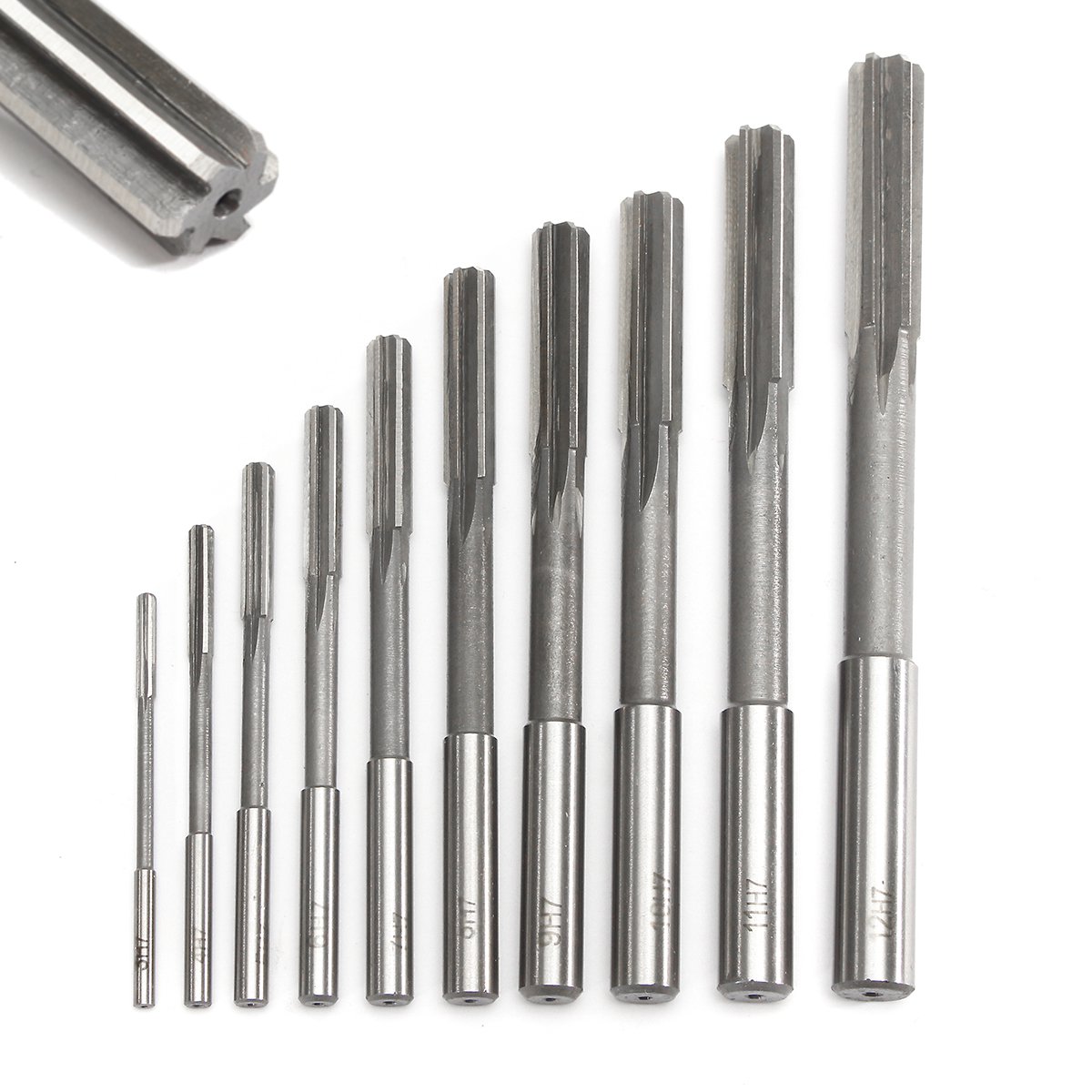 10pcs-3-12mm-HSS-Machine-Reamer-Set-H7-Straight-Shank-Milling-Chucking-Reamer-1148372-2