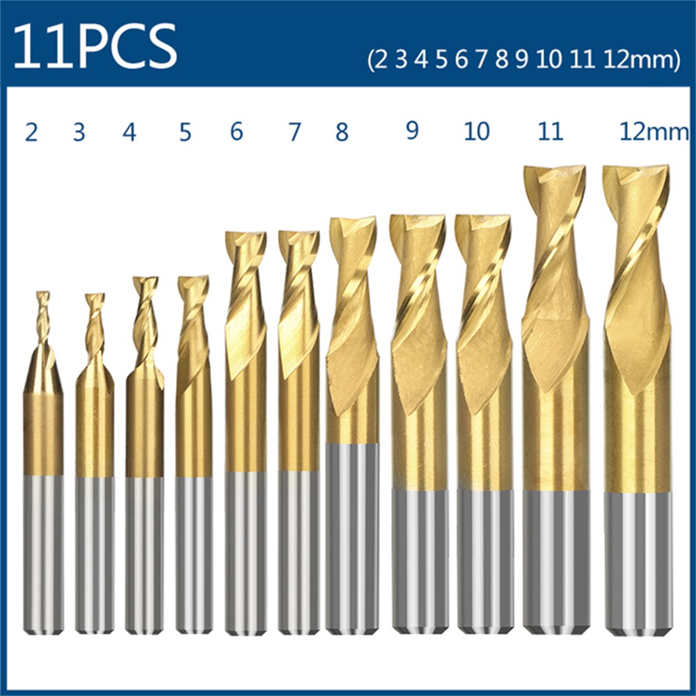 11pcs-2-12-HSS-Milling-Cutter-2-Flute-Spiral-End-Mill-for-Wood-Metal-Aluminum-Milling-Tool-CNC-Route-1901177-1