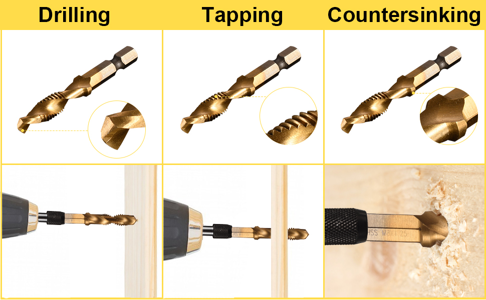 13pcs-M3-M10-Metric-Screw-Thread-Tap-Drill-Bits-Set-Hex-Shank-Drill-Bit-Screw-Compound-Tap-Hand-Tool-1915955-4