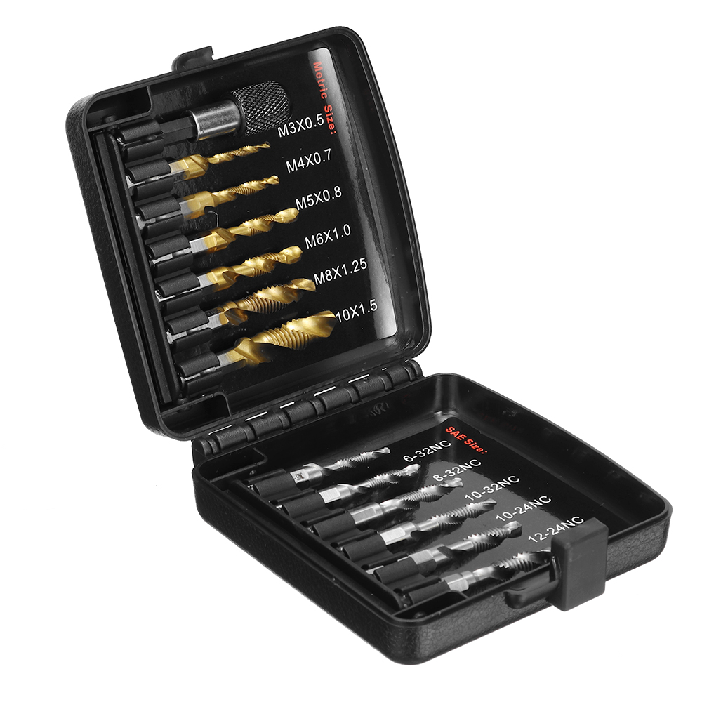 13pcs-M3-M10-Metric-Screw-Thread-Tap-Drill-Bits-Set-Hex-Shank-Drill-Bit-Screw-Compound-Tap-Hand-Tool-1915955-8