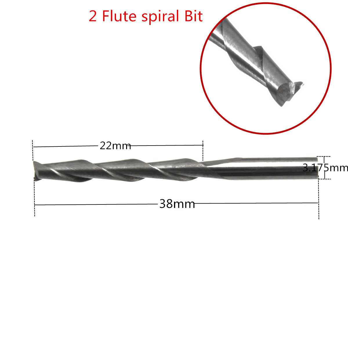 15Pcs-3175mm-Carbide-CNC-2-Flute-Spiral-Bits-End-Mill-Router-22mm-CEL-Milling-Cutter-1671726-5