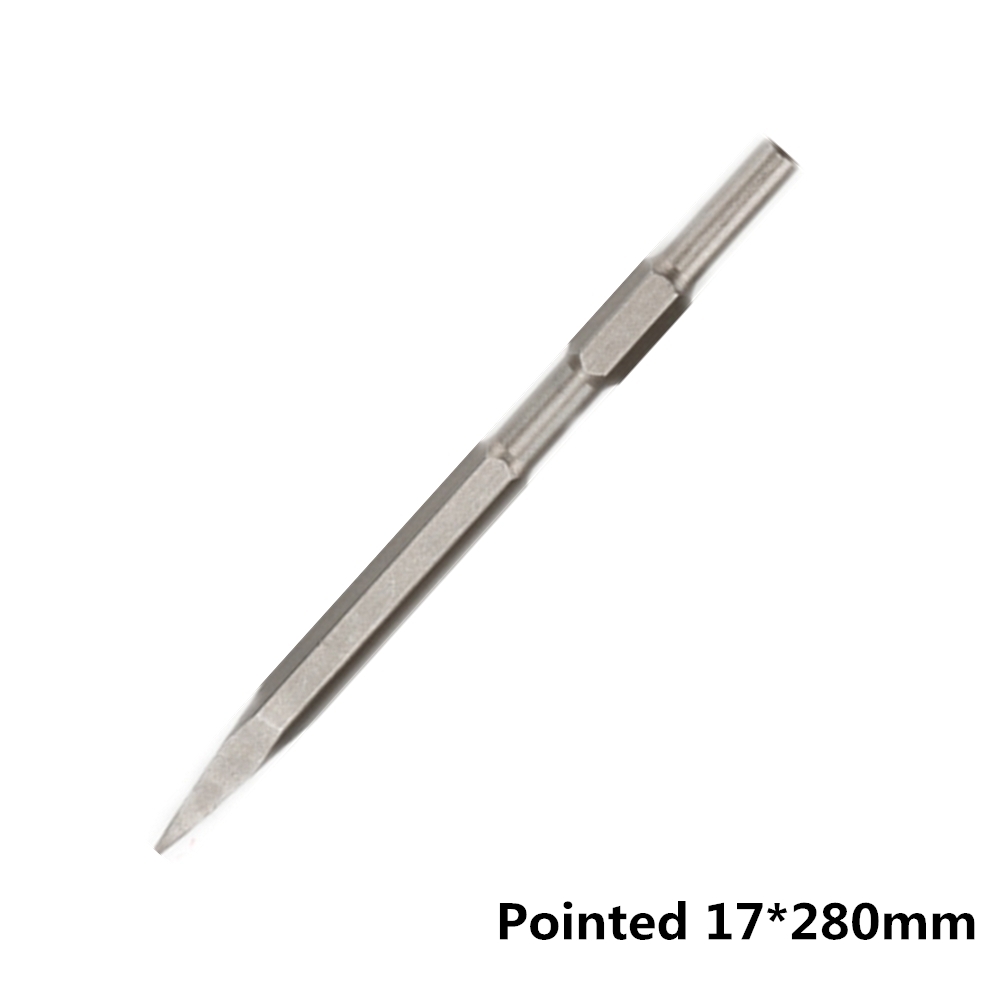 17-x-280400600mm-PointedFlat-Head-Hex-Shank-Drill-Bit-for-Hammer-Drill-Machine-Slot-1549681-4