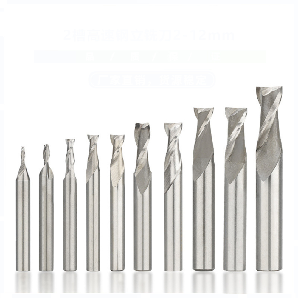 1Pc-2-12mm-2-Flute-End-Mill-Cutter-HSS-Straight-Shank-Milling-Cutter-CNC-Tools-1805340-1