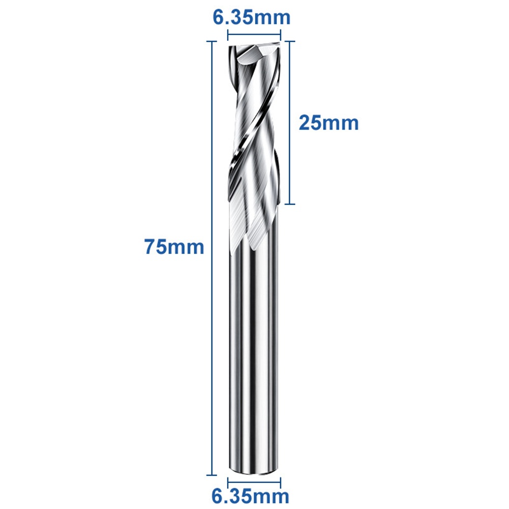 1pc-14-Shank-Milling-Cutter-2-Flute-Flat-End-Mill-Tungsten-Carbide-Engraving-Bit-CNC-Machine-Milling-1901167-1