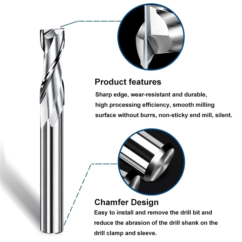 1pc-14-Shank-Milling-Cutter-2-Flute-Flat-End-Mill-Tungsten-Carbide-Engraving-Bit-CNC-Machine-Milling-1901167-3