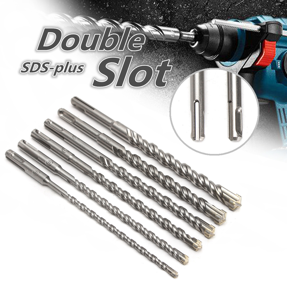 210mm-Tungsten-Carbide-Tip-6810121416mm-SDS-Plus-Masonry-Hammer-Drill-Bit-1126174-10