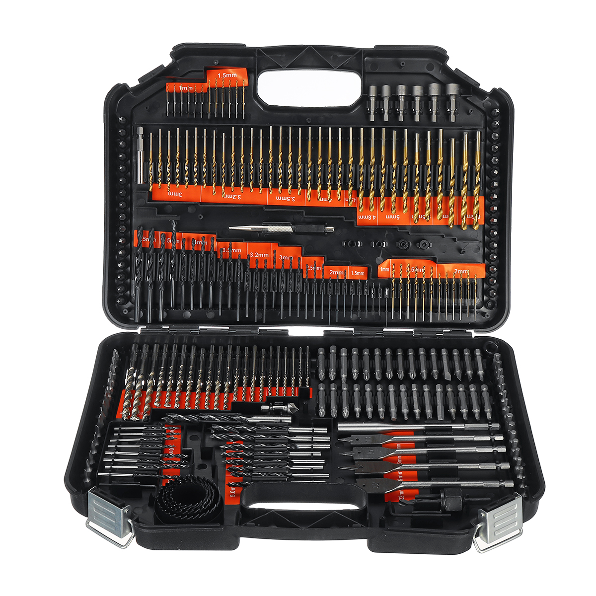 246Pcs-HSS-Drill-Bit-Set-Screwdriver-Bits-In-Storage-Case-DIY-Wood-Metal-1656714-1