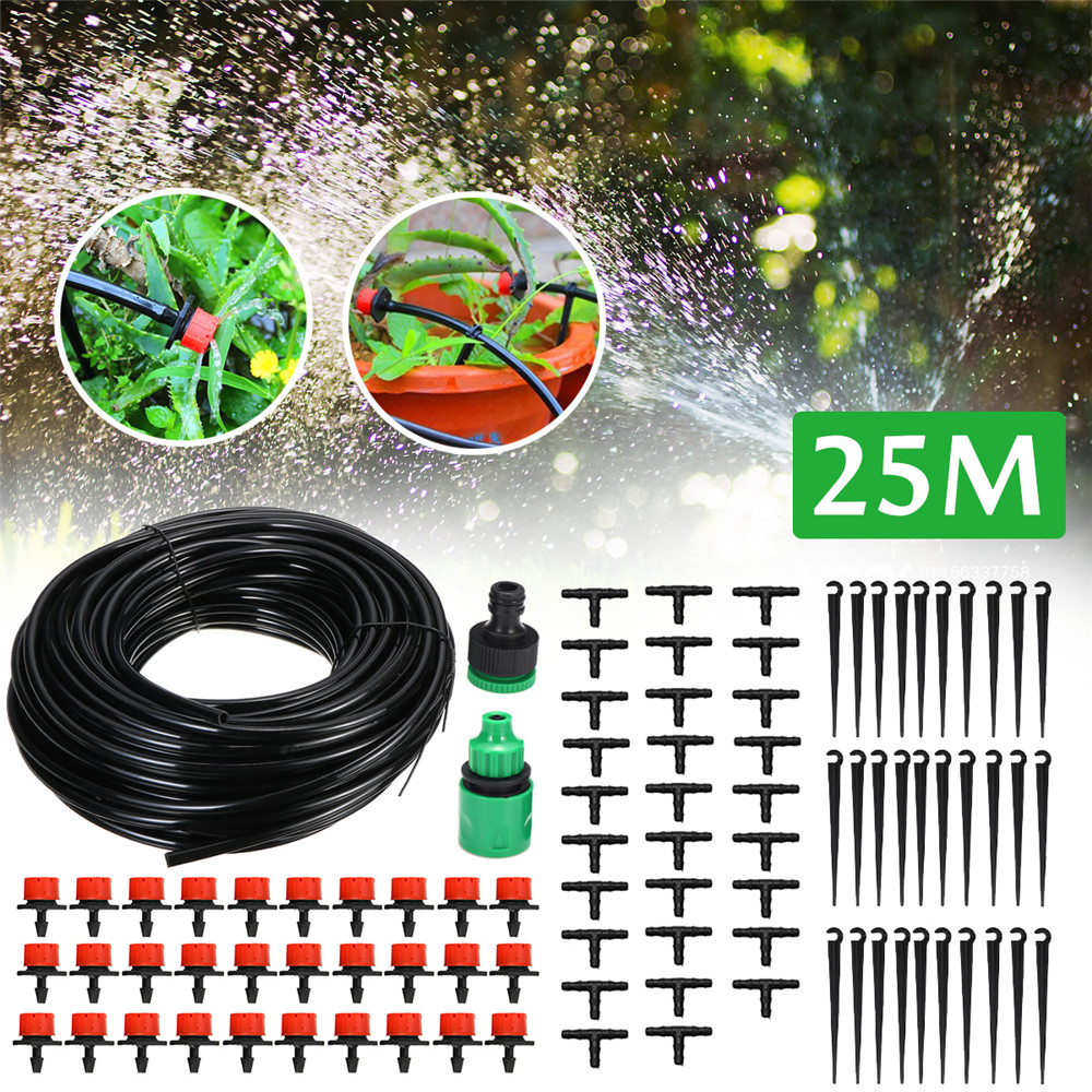 25-Meters-DIY-Plant-Self-Watering-Micro-Drip-Irrigation-System-Garden-Hose-1664582-1