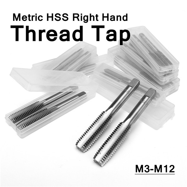 2Pcs-M3-to-M12-Industrial-Metric-HSS-Right-Hand-Thread-Tap-Drill-Bits-Plug-Taps-Drill-Bits-1282902-2