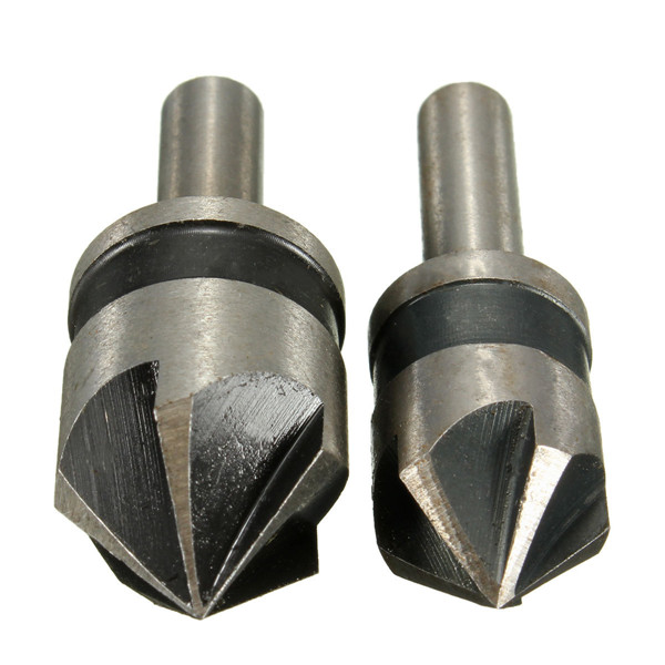 2pcs-5-Flute-82-Degree-14-Shank-Countersink-Drill-Bit-Set-Chamfer-Cutter-992295-4