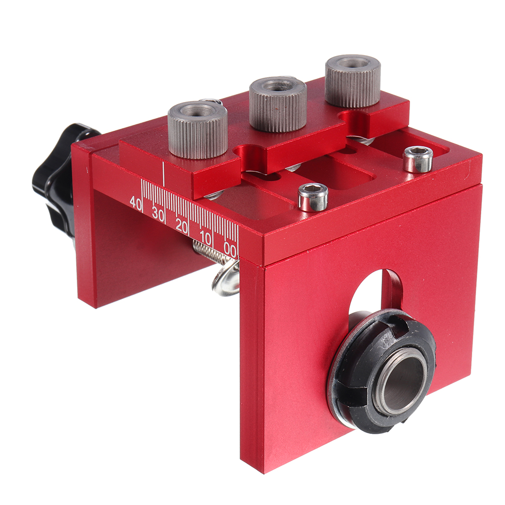 3-in-1-Dowelling-Jig-with-Positioning-Clip-Woodworking-Adjustable-Drilling-Guide-Puncher-Locator-1658890-3