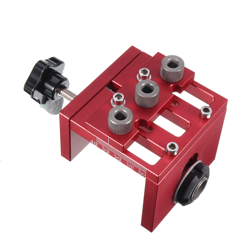 3-in-1-Dowelling-Jig-with-Positioning-Clip-Woodworking-Adjustable-Drilling-Guide-Puncher-Locator-1658890-4