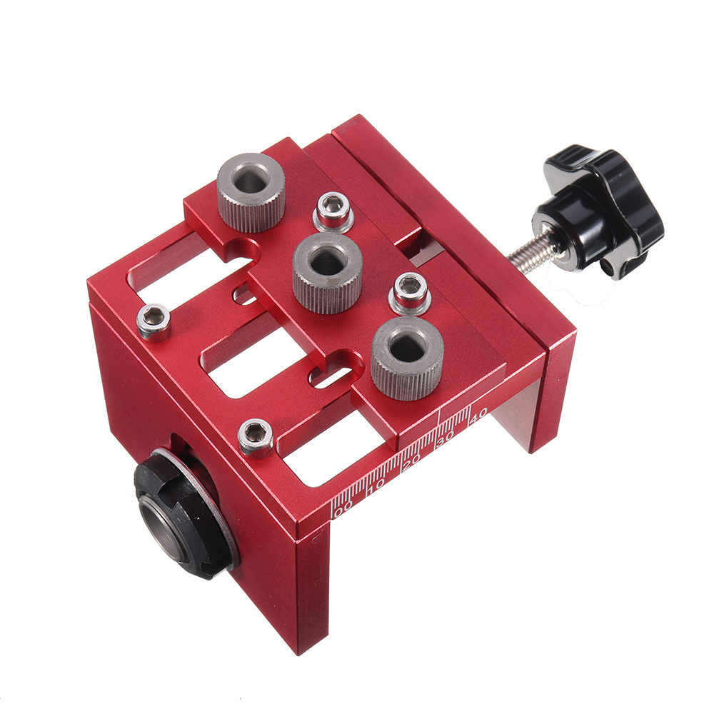 3-in-1-Dowelling-Jig-with-Positioning-Clip-Woodworking-Adjustable-Drilling-Guide-Puncher-Locator-1658890-6