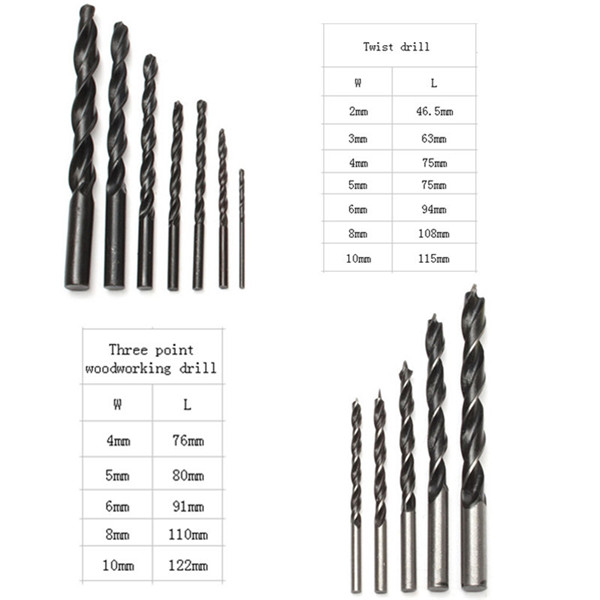 300pcs-2-10mm-Drill-Bit-Set-Twist-Drill-Building-Drill-with-Expansion-Screws-for-Wood-Working-1061081-1