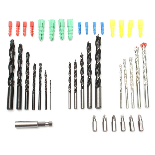 300pcs-2-10mm-Drill-Bit-Set-Twist-Drill-Building-Drill-with-Expansion-Screws-for-Wood-Working-1061081-3