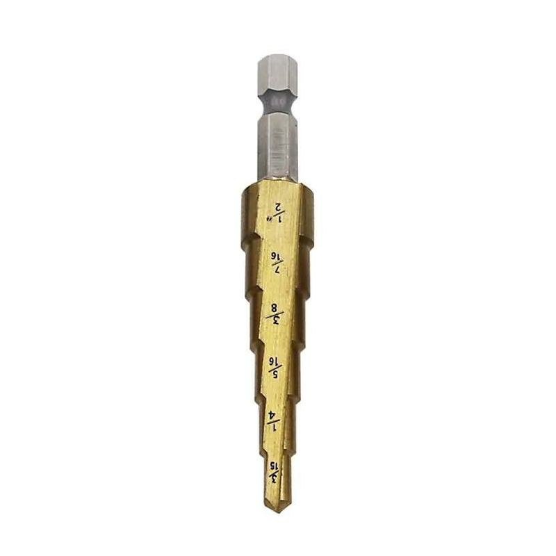 316-12-14-34-18-12-Inch-Step-Drill-Bit-Inch-Type-14-Inch-Shank-Step-Drill-1591172-9