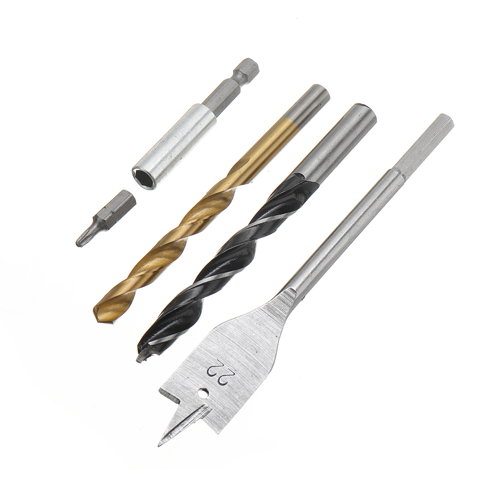 31Pcs-Titanium-Coated-Hole-Saw-Cutting-Set-14-Inch-Hex-Shank-Magnetic-Connecting-Rod-Screwdriver-Bit-1778227-8