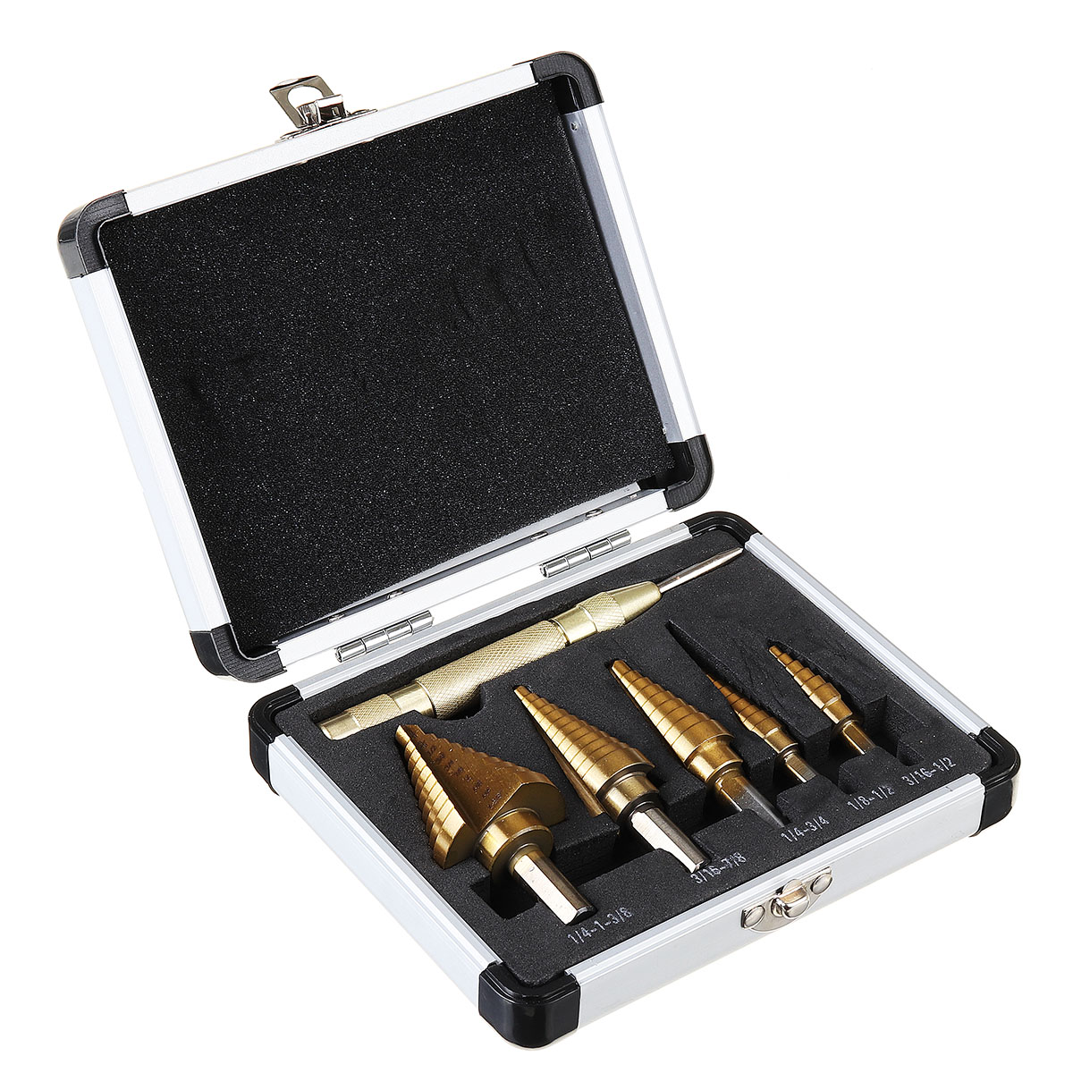 356pcs-HSS-Step-Drill-Bit-Set-Cone-Hole-Cutter-1660650-2