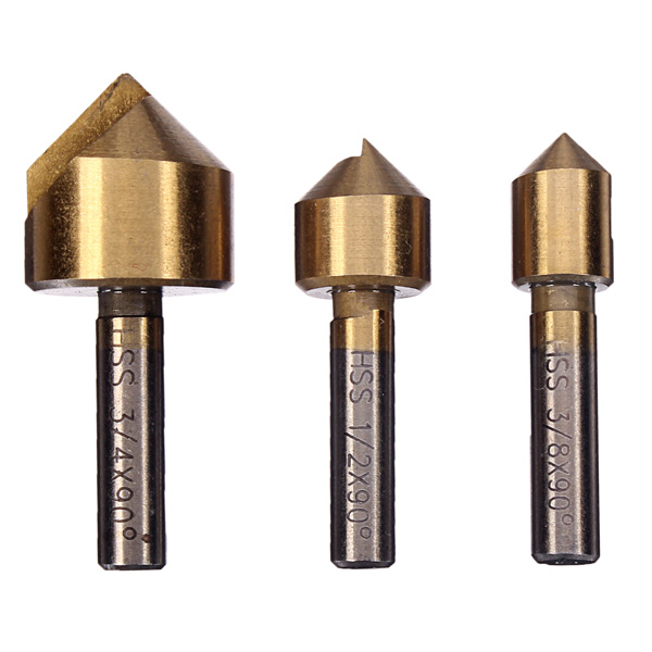 3pcs-Single-Flute-90-Degree-Edge-Chamfer-Set-Countersink-Drill-Bit-936362-1