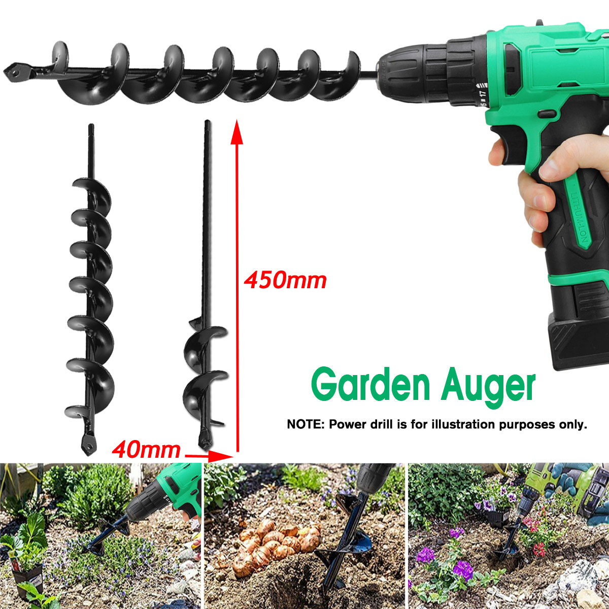 450x40mm-Yard-Earth-Irrigating-Planting-Auger-Drill-Bit-Digs-Hole-for-Bulb-Plant-1581988-2