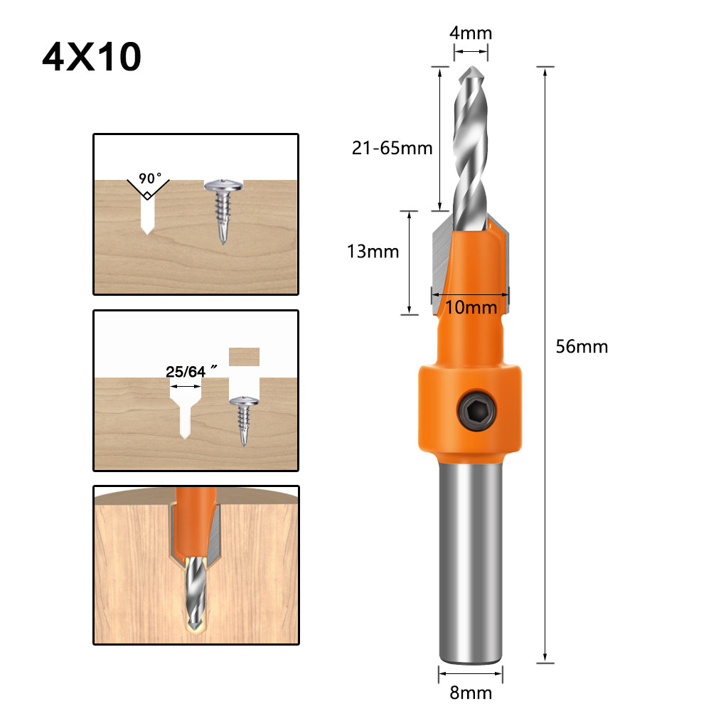 5Pcs-10mm-Carbide-Tip-HSS-Woodworking-Countersink-Drill-Router-Bit-Set-8mm-Shank-Screw-Extractor-Rem-1715827-7