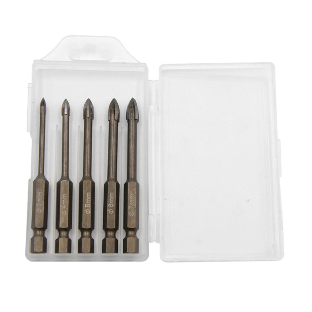 5pcs-3-7mm-Cross-Glass-Drill-Bit-Hexagon-Shank-Ceramic-Drill-Bit-Set-1902750-4