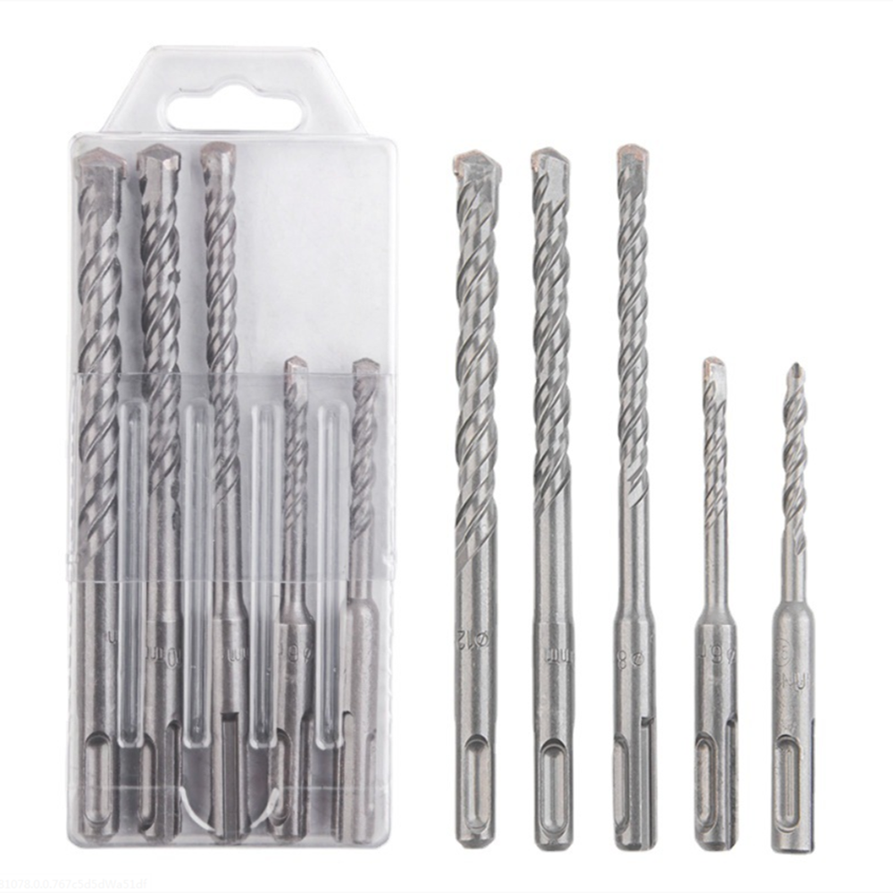 5pcs-6-12mm-Hammer-Drill-Bits-Masonry-Drill-Bits-SDS-Plus-Shank-for-Electric-Hammer-1930529-1