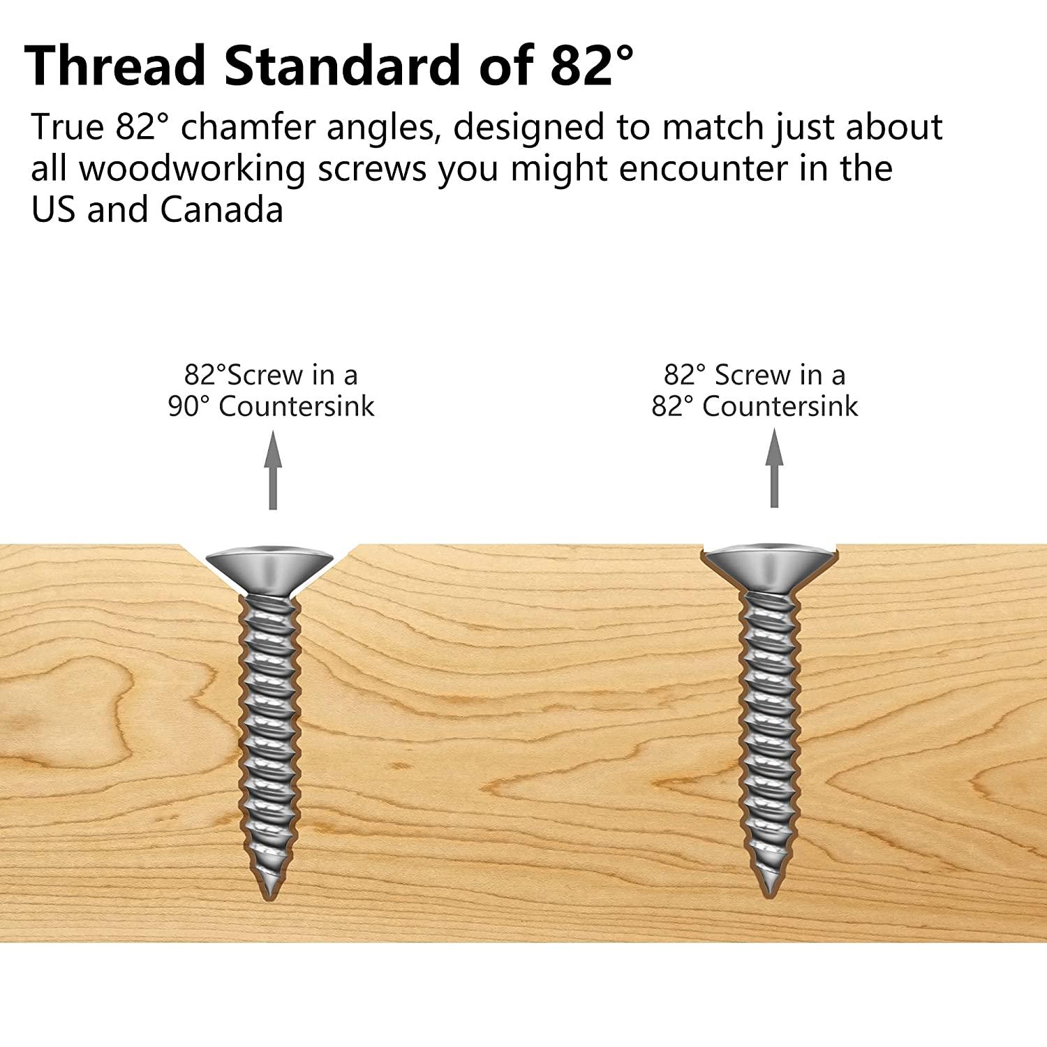 5pcs-82-Degree-Countersink-Drill-Bit-Set-for-Wood-Quick-Change-Chamfered-Adjustable-Drilling-Woodwor-1905154-2