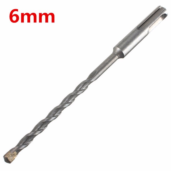 6-16mm-Round-Shank-150mm-Long-SDS-Rotary-Hammer-Concrete-Masonary-Drill-Bit-1003829-6