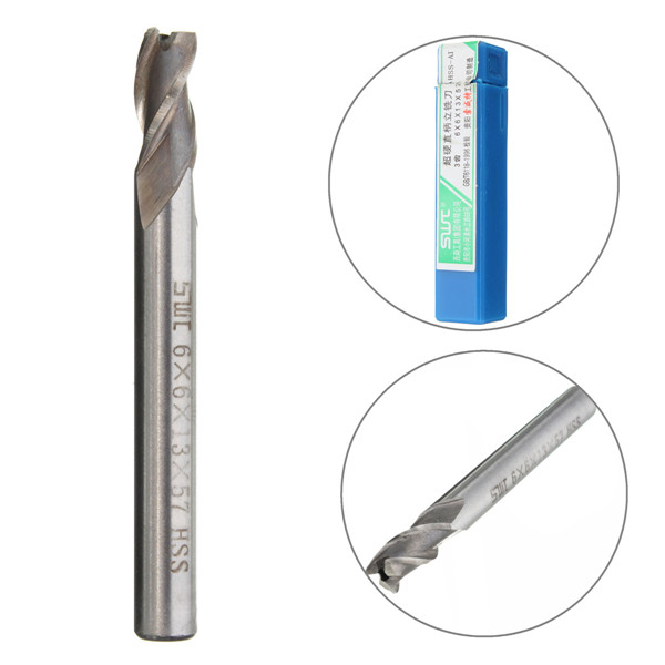 6mm-3-Flute-HSS-Aluminium-Extra-Long-End-Mill-Cutter-CNC-Bit-1070706-3