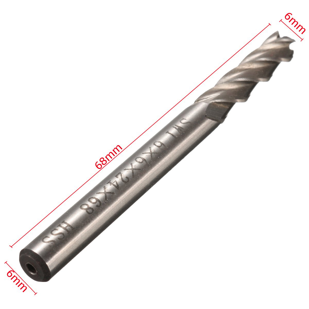 6mm-Shank-Aluminum-Hard-HSS-Cutter-Blade-6times6times24times68mm-Lengthened-End-Mill-Router-Bit-1076899-1