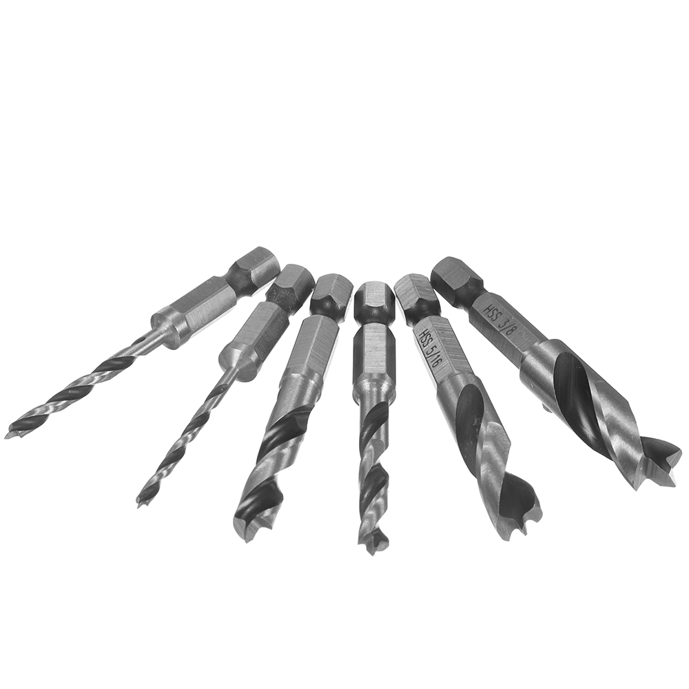 6pcs-HSS-4241-Woodworking-Drill-Bits-Set-14-Inch-Quick-Change-Hex-Shank-Stubby-Drill-Bit-1903605-6