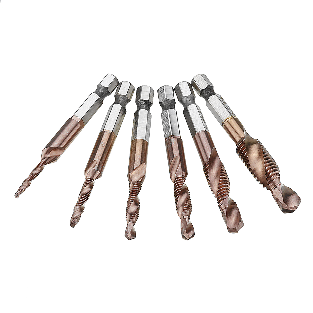 6pcs-M3-M10-Combination-Drill-Tap-Bit-Set-HSS-6542-AlTiN-Coated-Deburr-Countersink-Drill-Bits-1475736-5