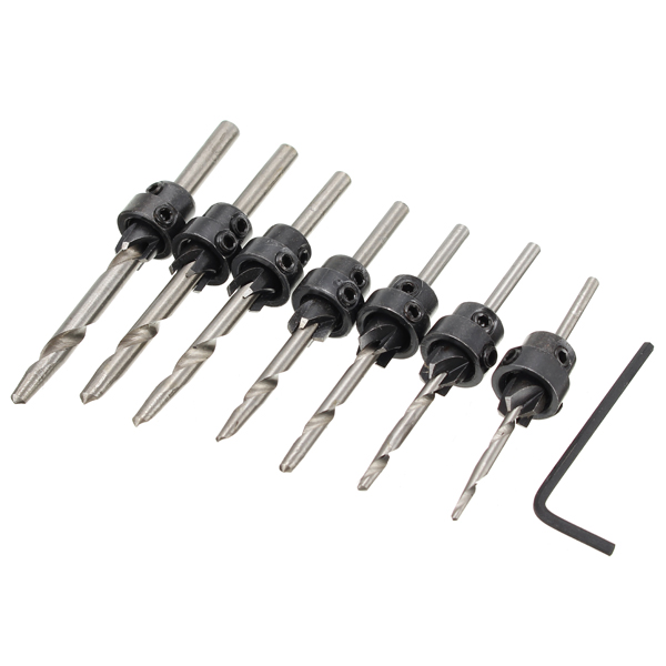 7pcs-HSS-318mm-556mm-Countersink-Drill-Bit-Woodworking-Tool-1102024-1