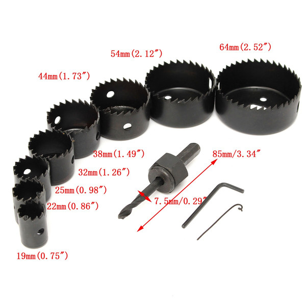 8-In-1-19-64mm-Hole-Saw-Cutter-Woodwork-Drill-Bit-1053116-1